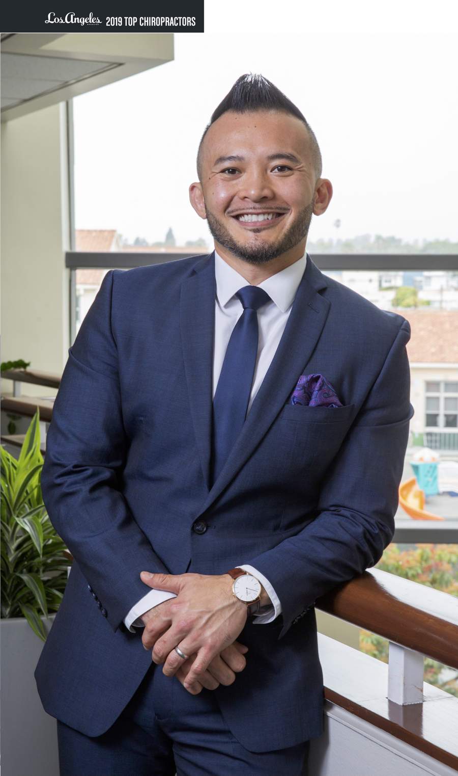 Dr. Peter Le in Los Angeles magazine's 2019 Top Chiropractors section